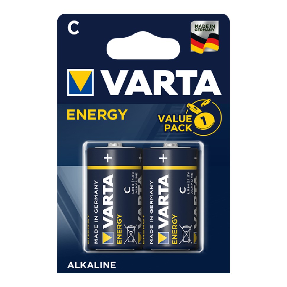 Батарейка Varta Energy LR14 C, 2 шт