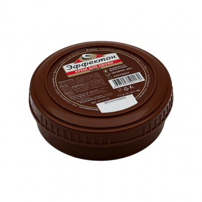 Крем для обуви «Эффектон Макси», коричневый, 100 мл