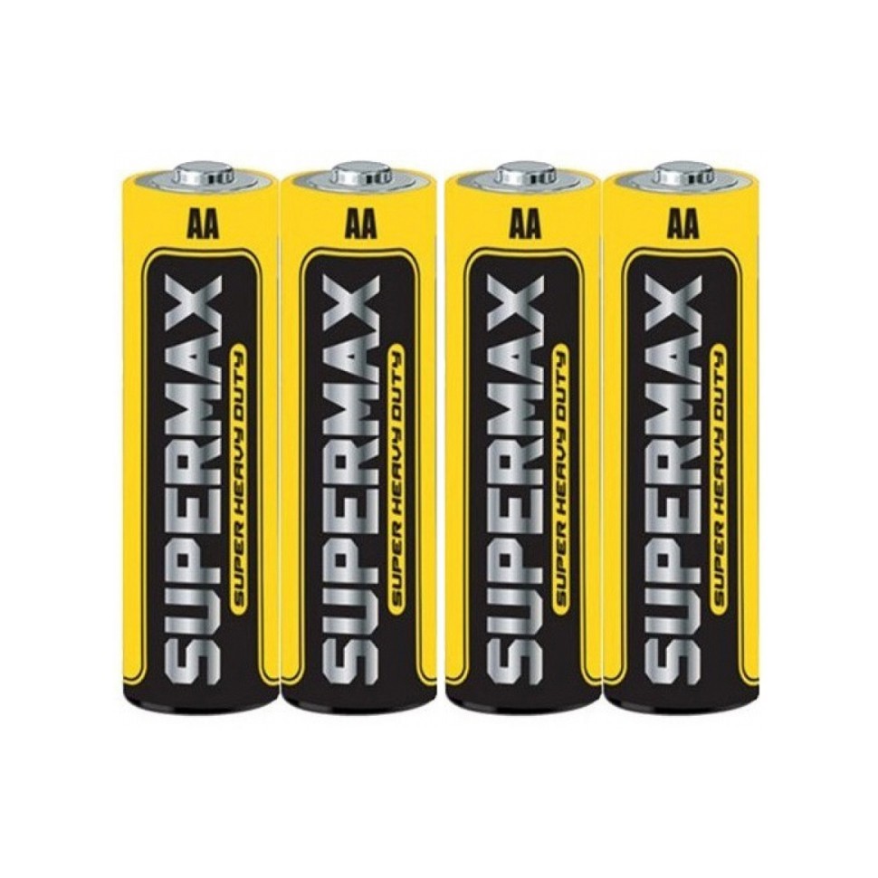 Батарейка Supermax R06 AA, 4 в п/э (60) 