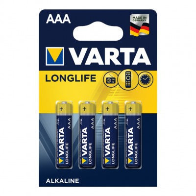 Батарейка Varta Longlife LR03 AAA, бл/4 