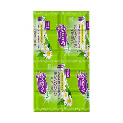 Пластины от комаров «Домовой», 10 шт