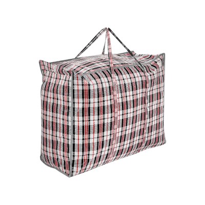 Сумка хозяйственная Клетка, 60x50x30см, 90 литров, до 10кг, полипропилен, 2 цвета (120/12)