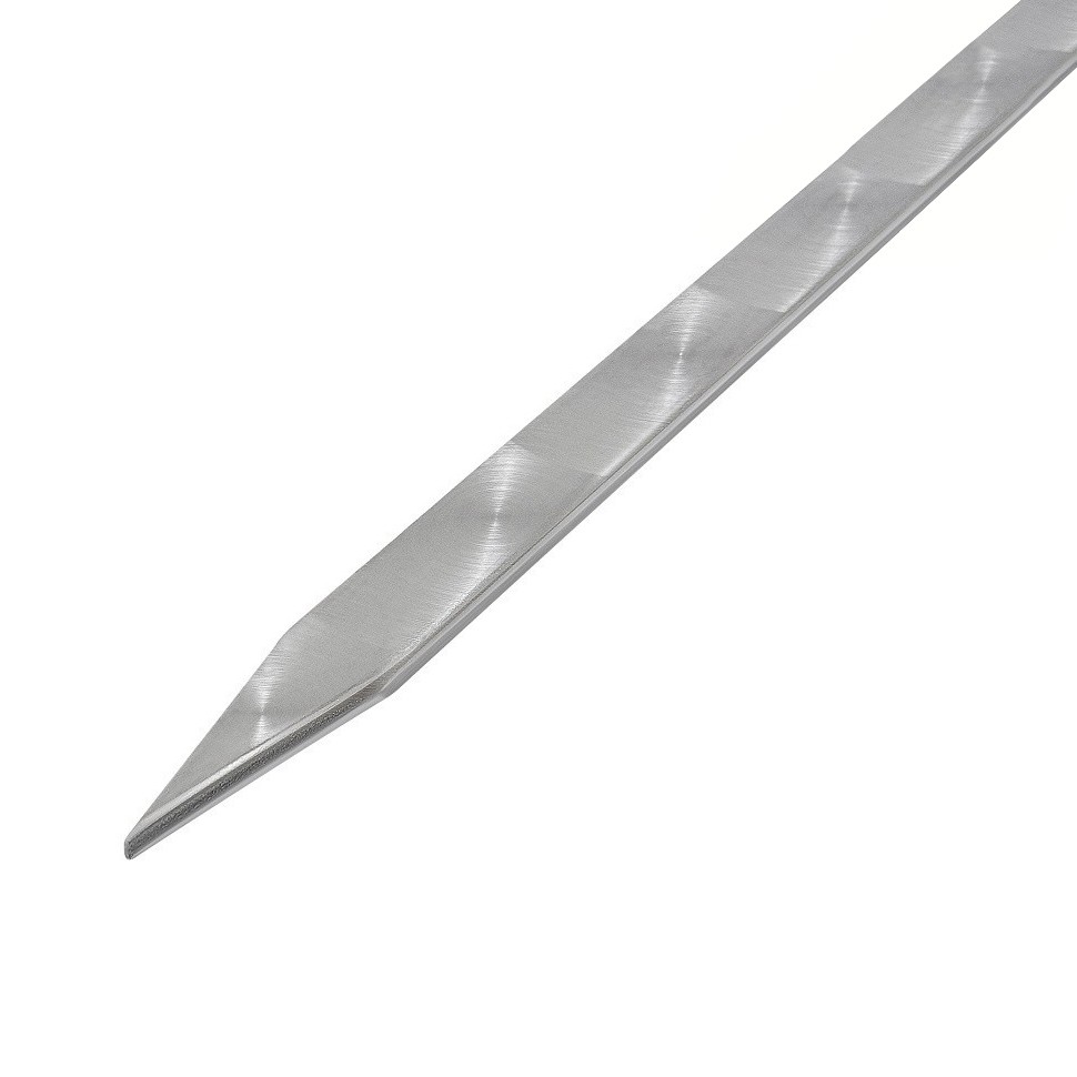 Шампур нержавеющий с деревянной ручкой, 45 см (10)