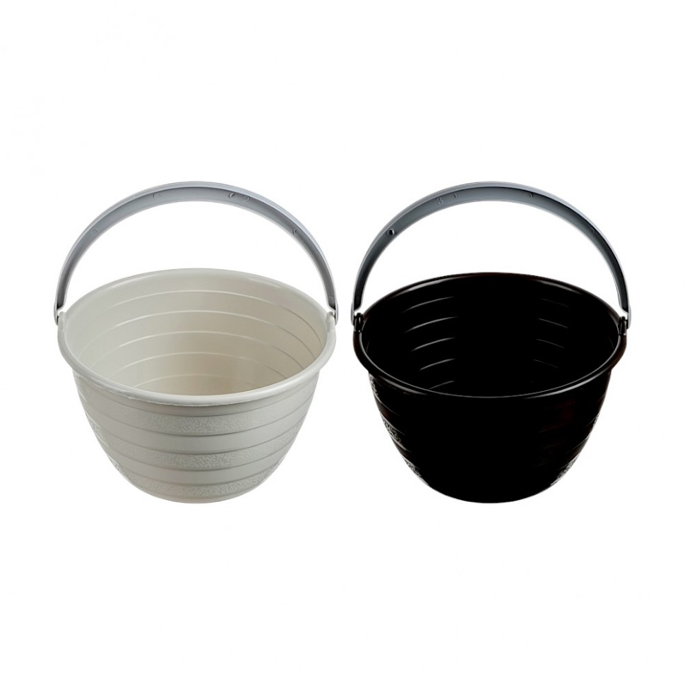 Ведро пластмассовое 5л, "Лукошко", Р1004