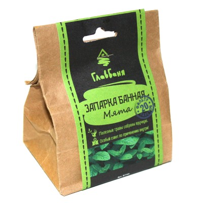 Запарка банная травяная «Мята», 20х1,5 г