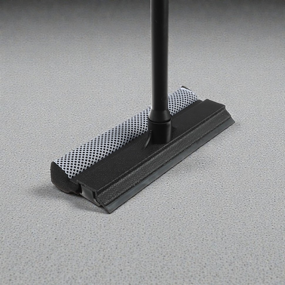 Окномойка с пластиковой ручкой 41см, черная, арт.KFC003