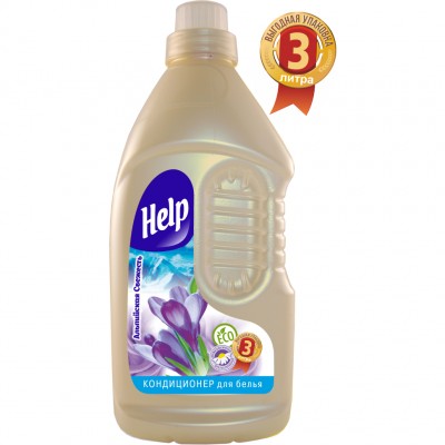 Кондиционер для белья Help, Альпийская свежесть, 3 л