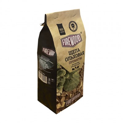 Щепа для копчения ольховая Fire Wood, 400 г
