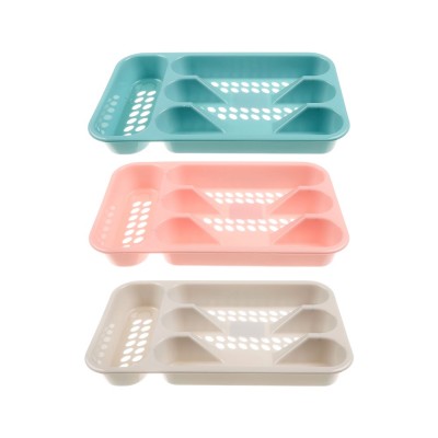 Лоток для столовых приборов, 4 секций, пластик, 33х19,5х4,5см, &quot;Кантри&quot;