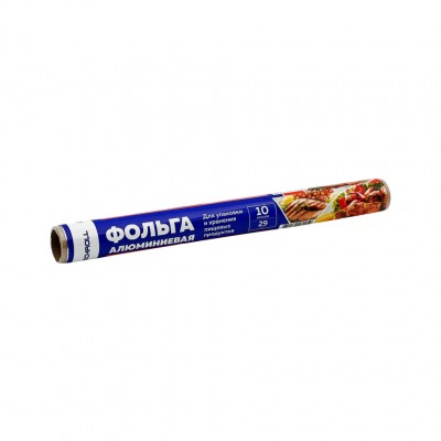 Фольга алюминиевая в ПП 290мм*10м 8мкм (48)