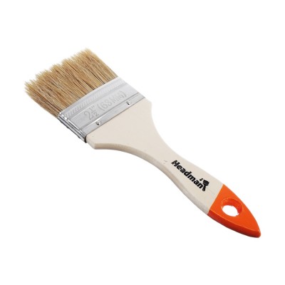 Кисть малярная плоская &quot;Бейсик&quot; нат.щетина 2,5&quot; (63мм) (12)