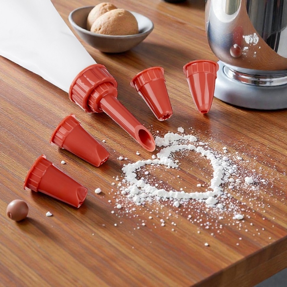 Мешок кондитерский, 5 насадок