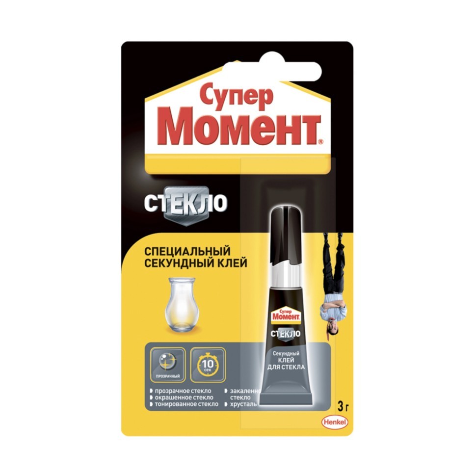 Суперклей Момент Стекло, 3 г
