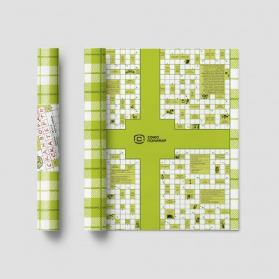 Скатерть ButtenFilm «Сканворды» 110х120 см, 3 шт