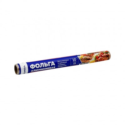 Фольга алюминиевая в ПП 290 мм*6 м 8 мкм (48)