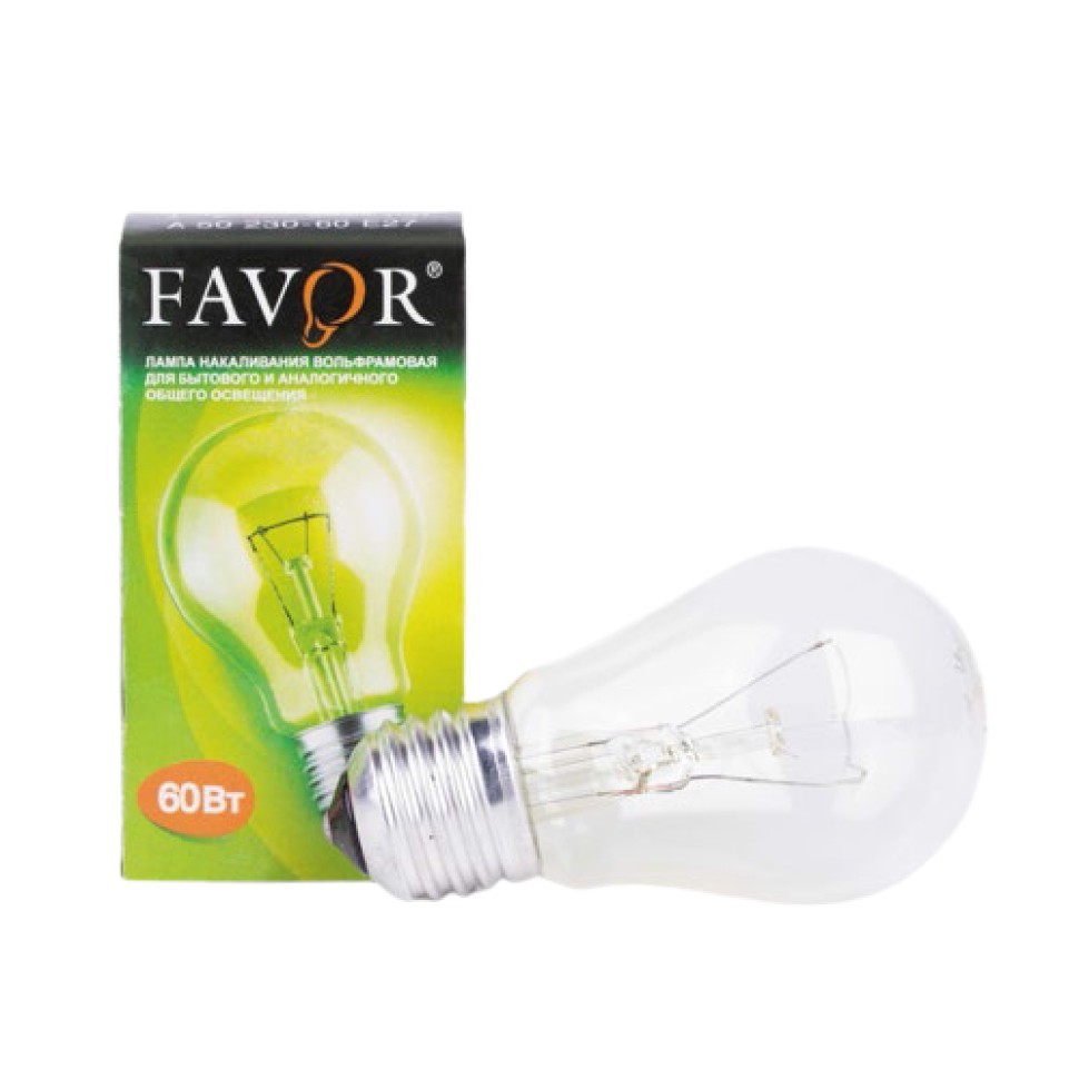 Лампа накаливания Favor A50 60W E27