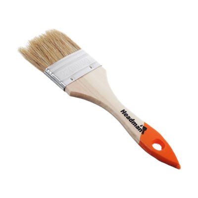 Кисть малярная плоская &quot;Бейсик&quot; нат.щетина 2&quot; (50мм) (12)