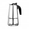 Кофеварка гейзерная, 4 чашки, нержавеющая сталь, нейлоновая ручка