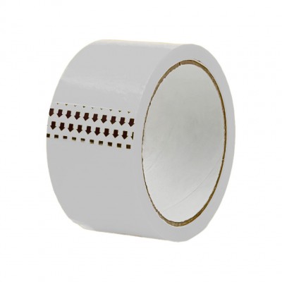 Клейкая лента PP, 48 мм, 50 м, 43 мкм, белая