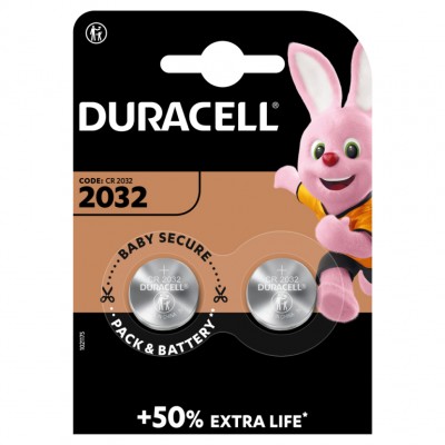 Батарейка Duracell CR2032, бл/2