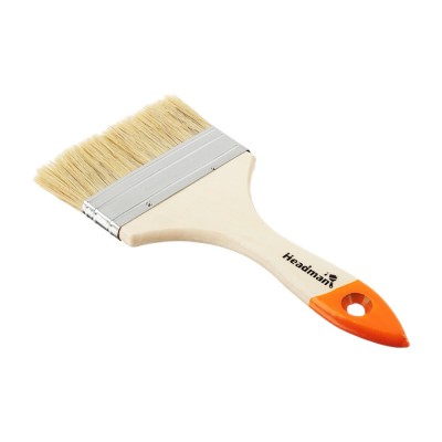 Кисть малярная плоская &quot;Бейсик&quot; нат.щетина 4&quot; (100мм) (12)