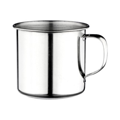 Кружка 370 мл, h8см, нерж. сталь