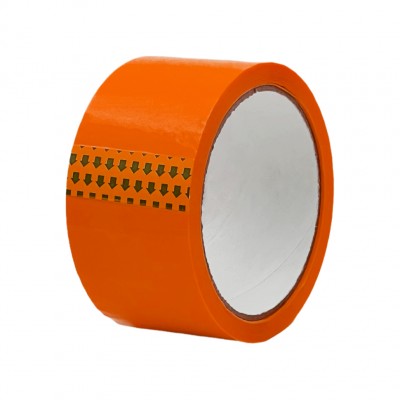 Клейкая лента PP, 48 мм, 50 м, 43 мкм, оранжевая
