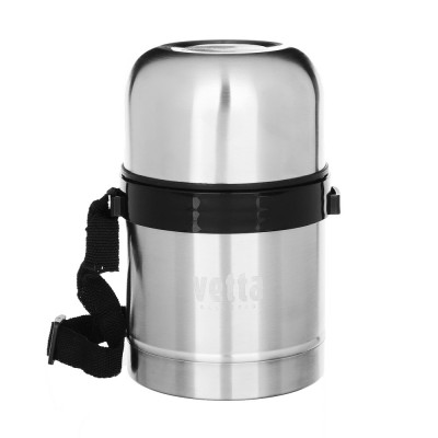 Термос металлический &quot;Суповой&quot; с широким горлом 0,50л серебристый