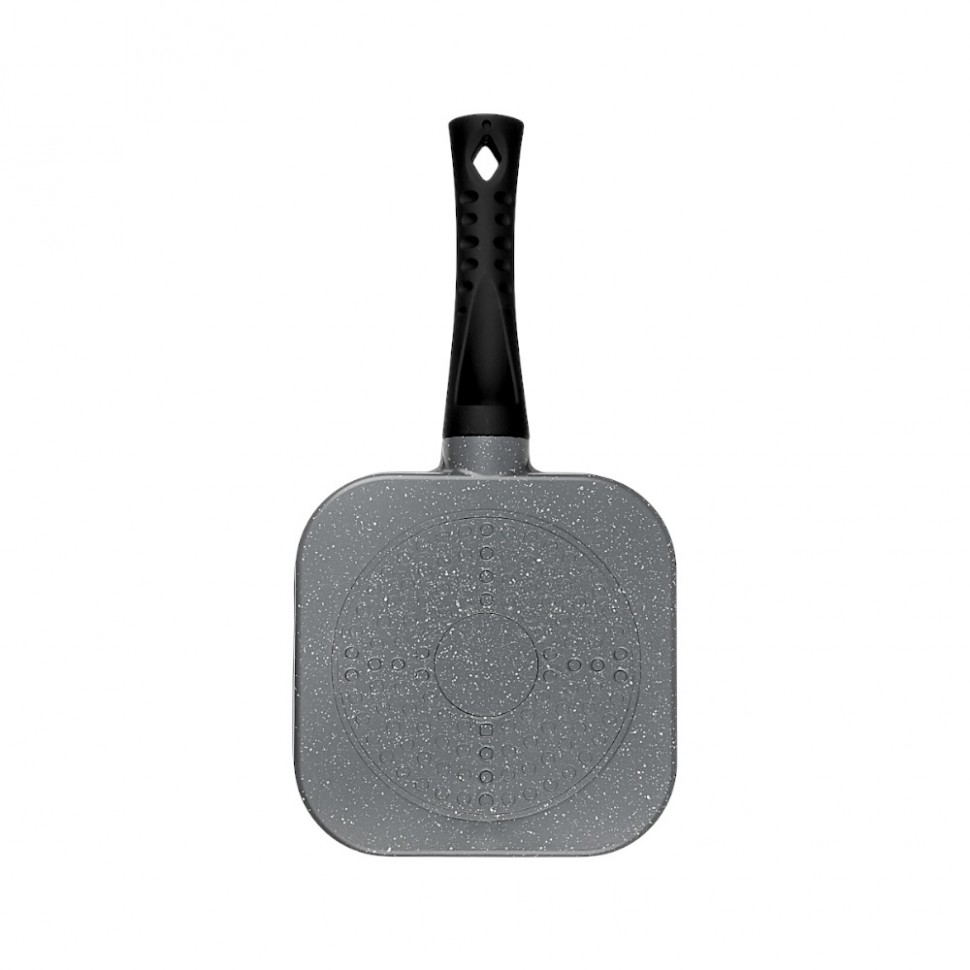 Сковорода литая тм SATOSHI 4 секции, 18см, антипригарное покрытие мрамор, индукция