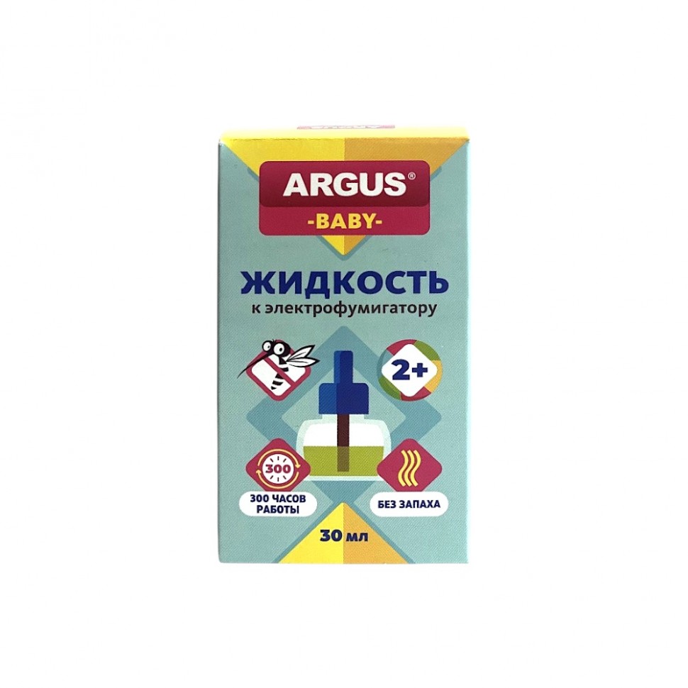 Жидкость от комаров ARGUS BABY 30 мл без запаха (24)