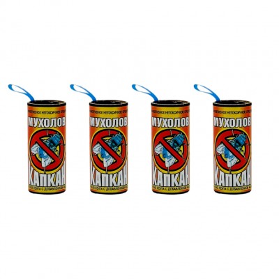 Липкая лента-мухолов КАПКАН за 4 шт (440)