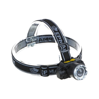 Фонарик налобный тм ЕРМАК, XPE, 5 Вт, 73х35х64 см, 4 режима, 1500мАч, USВ кабель, пластик