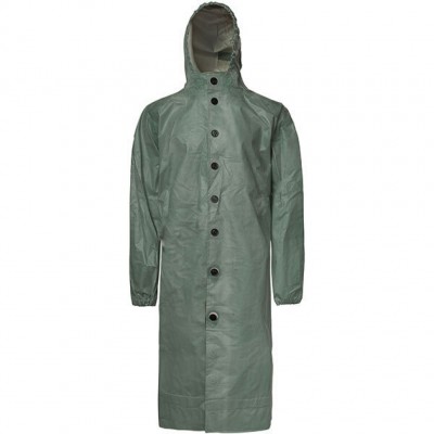Плащ прорезиненный ОЗК армейский, зелёный