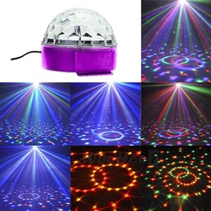 Проектор диско-шар MP3, usb, SD, пульт ДУ LED MAGIC BALL LIGHT (18)  АКЦИЯ