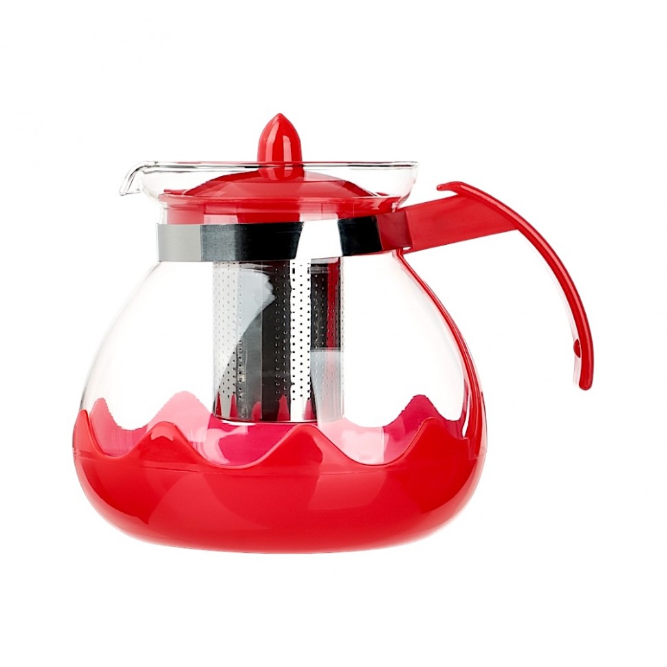 Чайник заварочный Классик 1,5л, стекло, нерж.сталь