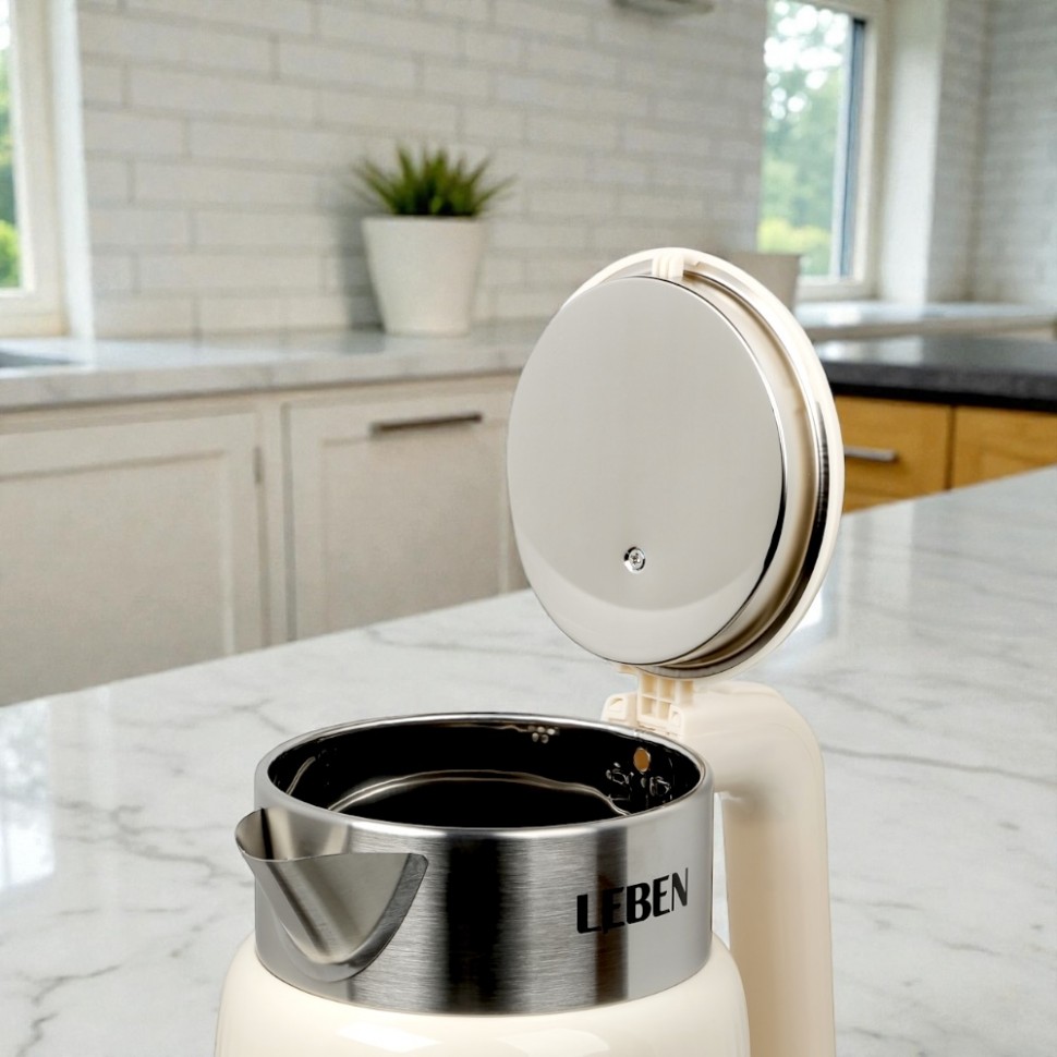 Чайник электрический 2л, 1500Вт, пластик