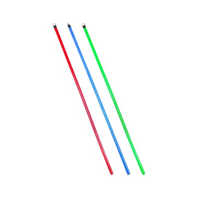 Черенок деревянный в ПВХ пленке, разноцветный, 120см, d2,2 см, евро резьба