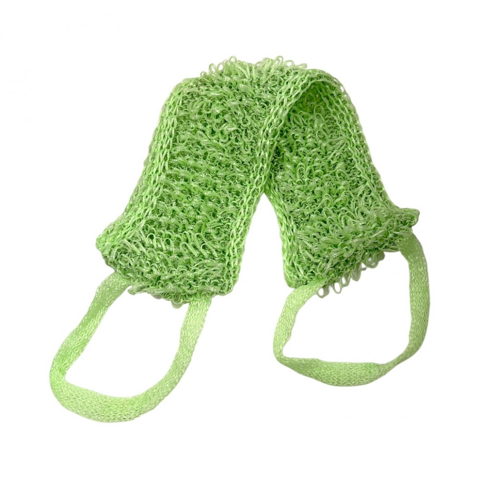 Мочалка вязаная 1 сторонняя 13*50см Рики (100)