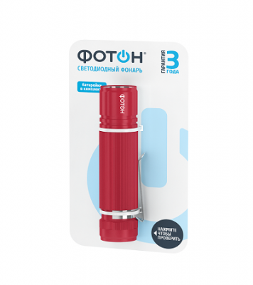 Фонарь светодиодный &quot;ФОТОН&quot; MS-200 (0,5W, 1хLR6 в комплекте), шоу-бокс