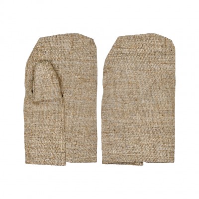 Рукавицы из мешковины