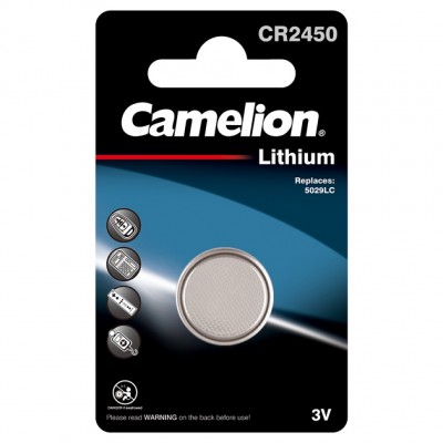 Батарейка Camelion Lithium CR2450, бл/1 