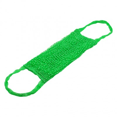 Мочалка вязаная 2-х сторонняя 14*42 см Медера (100)