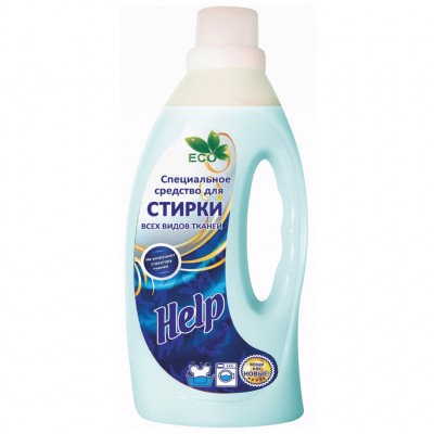 Специальное средство для стирки всех видов тканей Help, 1 л