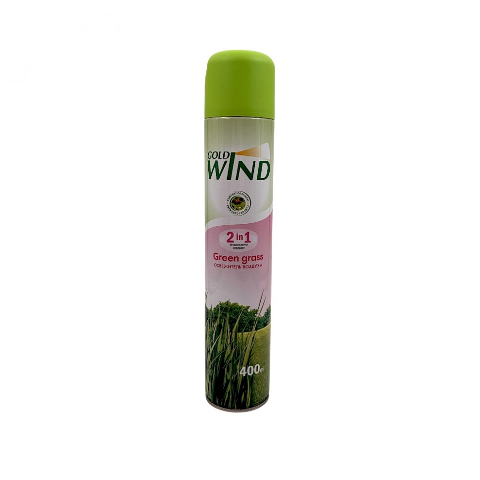 Освежитель воздуха Gold Wind "Зеленая трава" (Green grass) 400 мл (12)