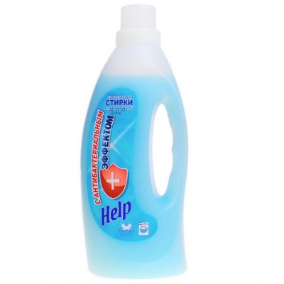 Специальное средство для стирки всех видов тканей c антибактериальный эффектом Help, 1 л