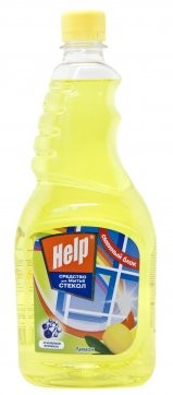 Средство для мытья стекол Help Лимон (Сменный блок), 500 мл
