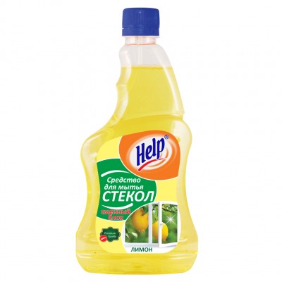 Средство для мытья стекол Help Лимон (Сменный блок), 500 мл