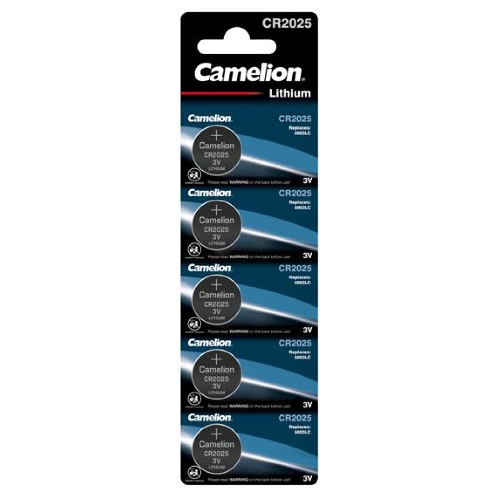 Батарейка Camelion Lithium CR2025, бл/5 