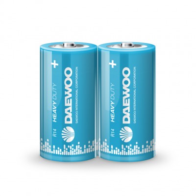 Батарейка Daewoo Heavy Duty С (R14HD-2S), 2 в п/э