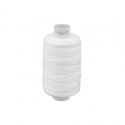 Нитки 100 Экстра ПЭ 200 белые Красная Нить (10/1000)